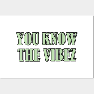 You know the vibez Posters and Art